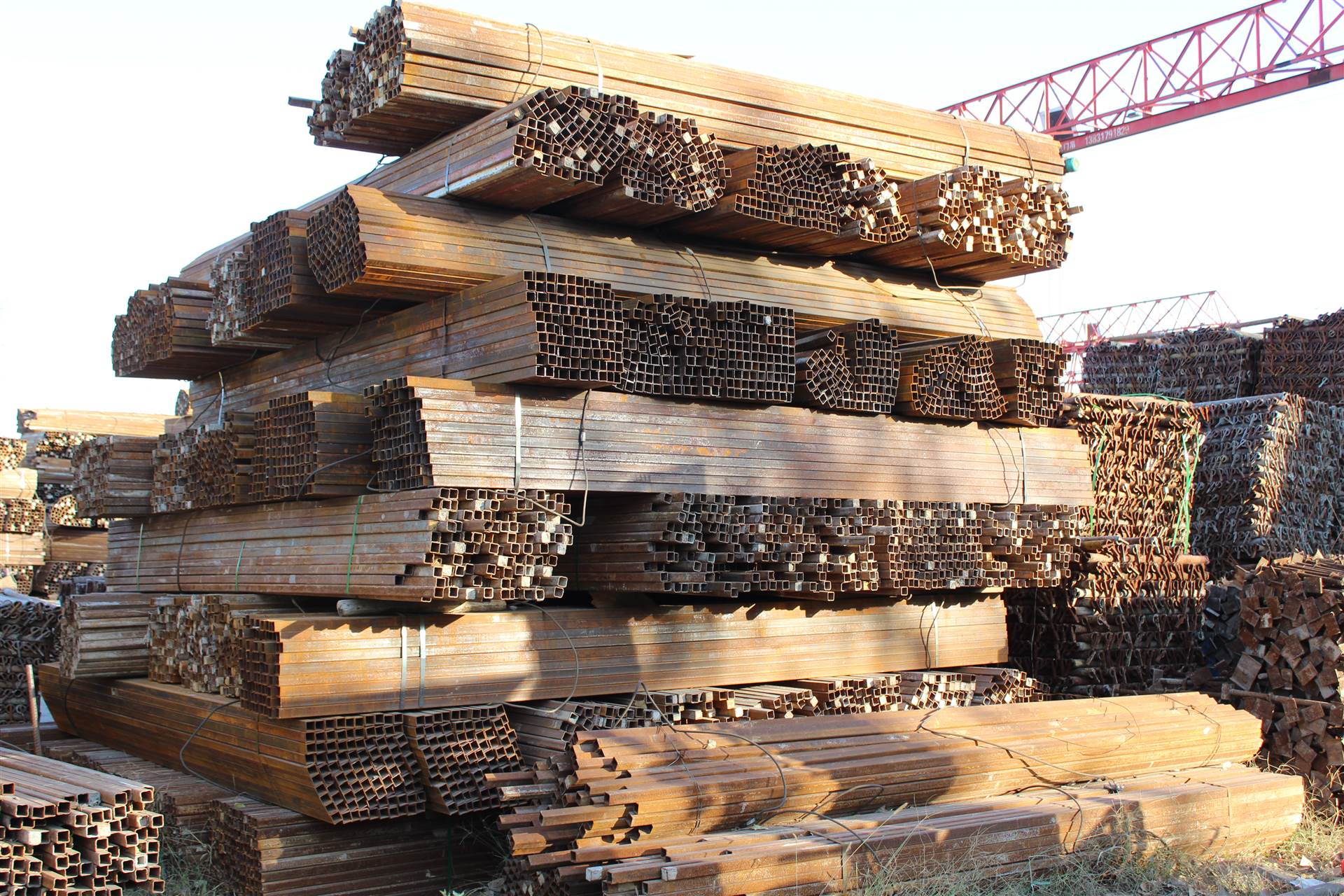 方钢租赁方形钢管出租众和汇达建材租赁