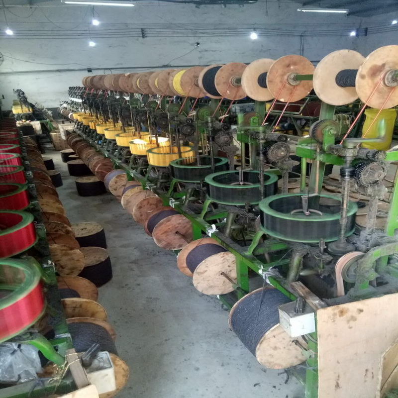 供应旭硕xs42型三股手提绳包芯机稳定高速用料少