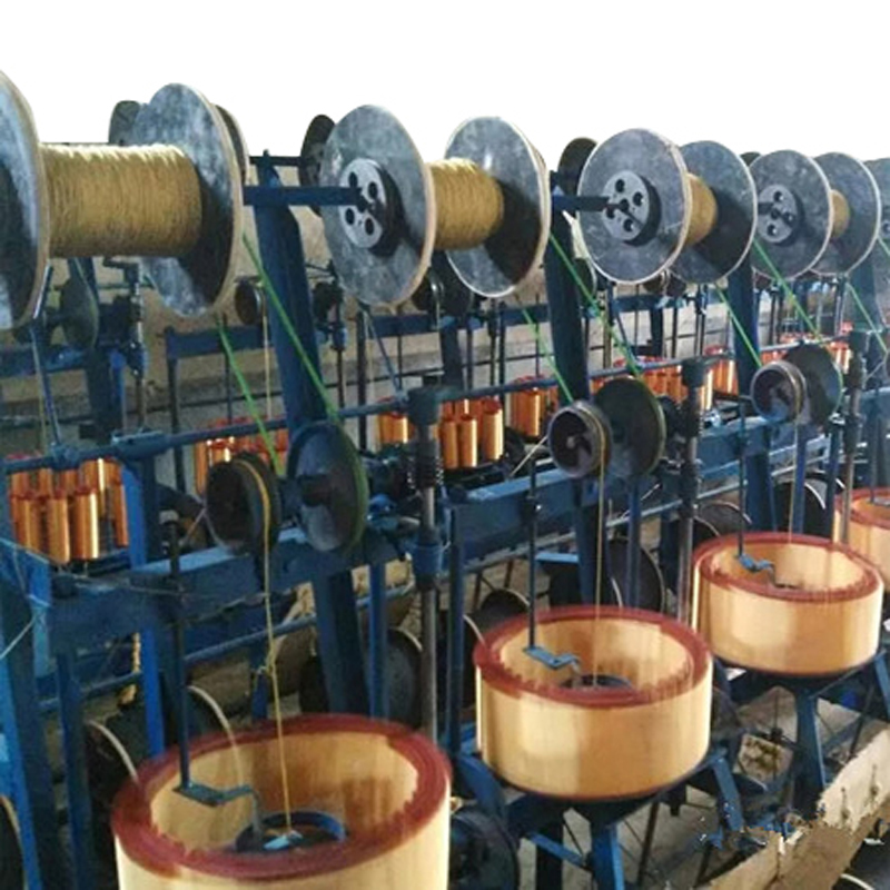 供应旭硕xs42型三股手提绳包芯机稳定高速用料少