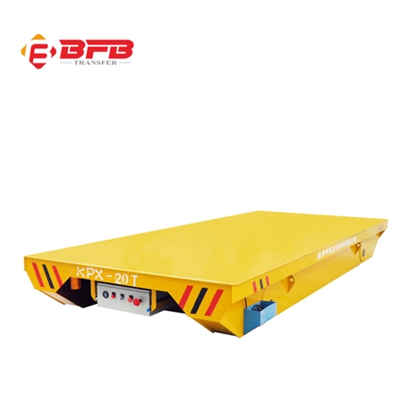 定制轨道电动平车 KPX-20T蓄电池供电型 轨道平板车热销中