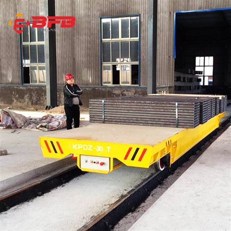 电动轨道车 冶金工厂用过跨搬运轨道车 KPD-20T低压轨道地平车