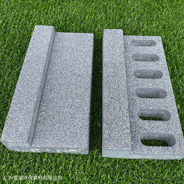 仿石水沟盖板灰色l型水沟板混凝土u型导水槽灰色混凝土仿石材砖坚固