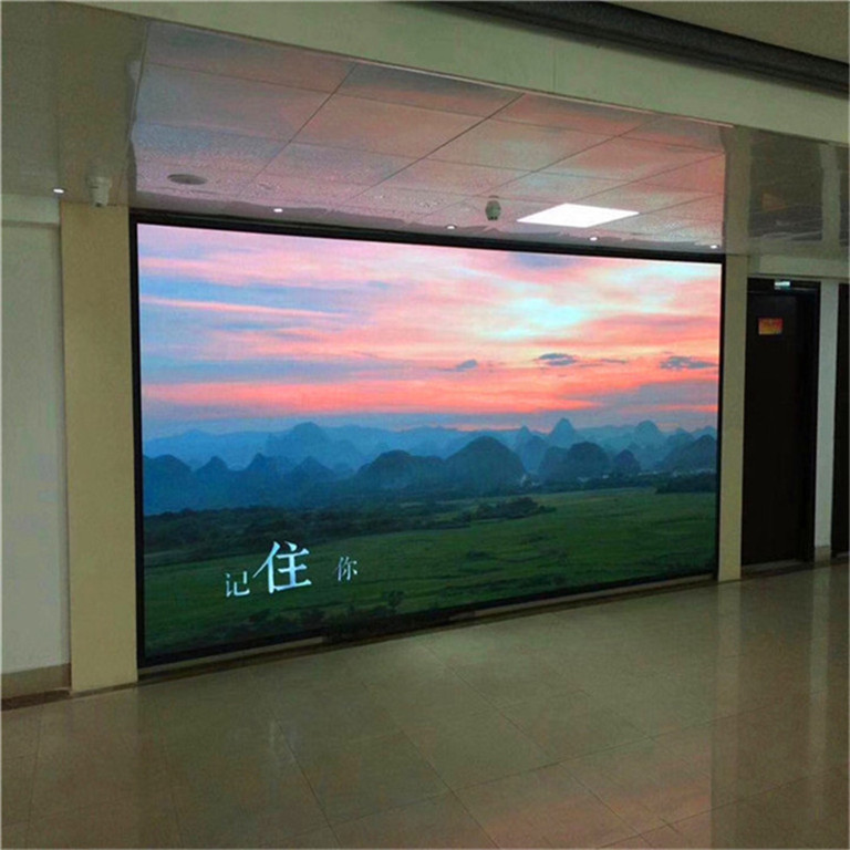 室内led广告显示屏p3高清大屏幕价格报告厅led背景电子屏
