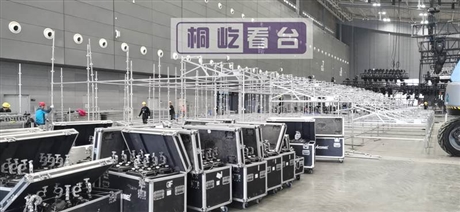 特斯拉新车发布会临时看台销售