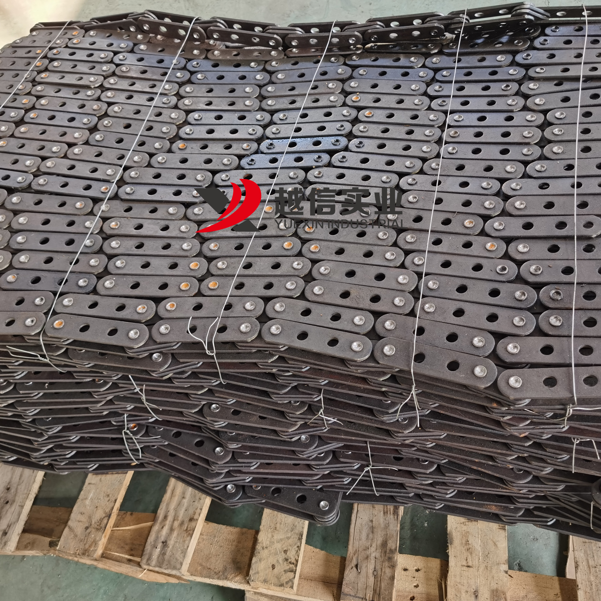 鳞片炉排夹板链条 江苏越信锅炉链条