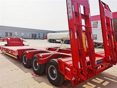 河间轻量化高栏半挂车大梁加强