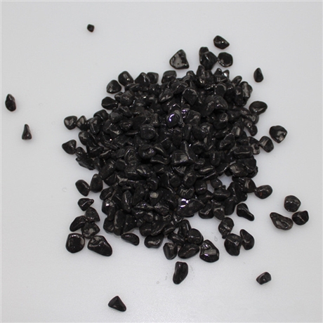 园林绿化黑色洗米石 宝鸡水磨石子批发