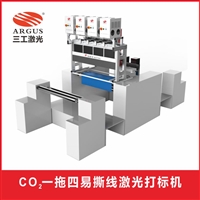 CO2一拖四易撕线激光打标机