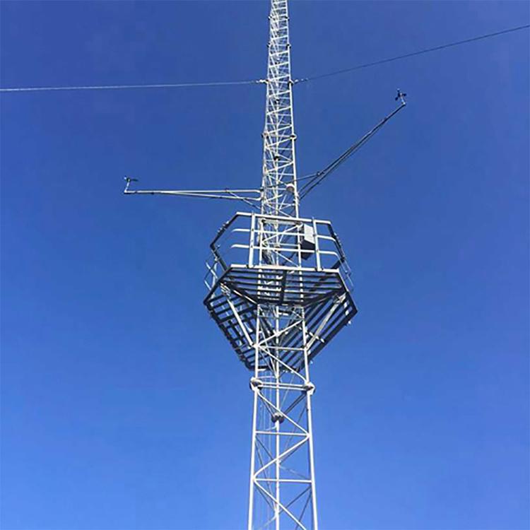 直供三角测风塔监控测风塔拉线测风塔
