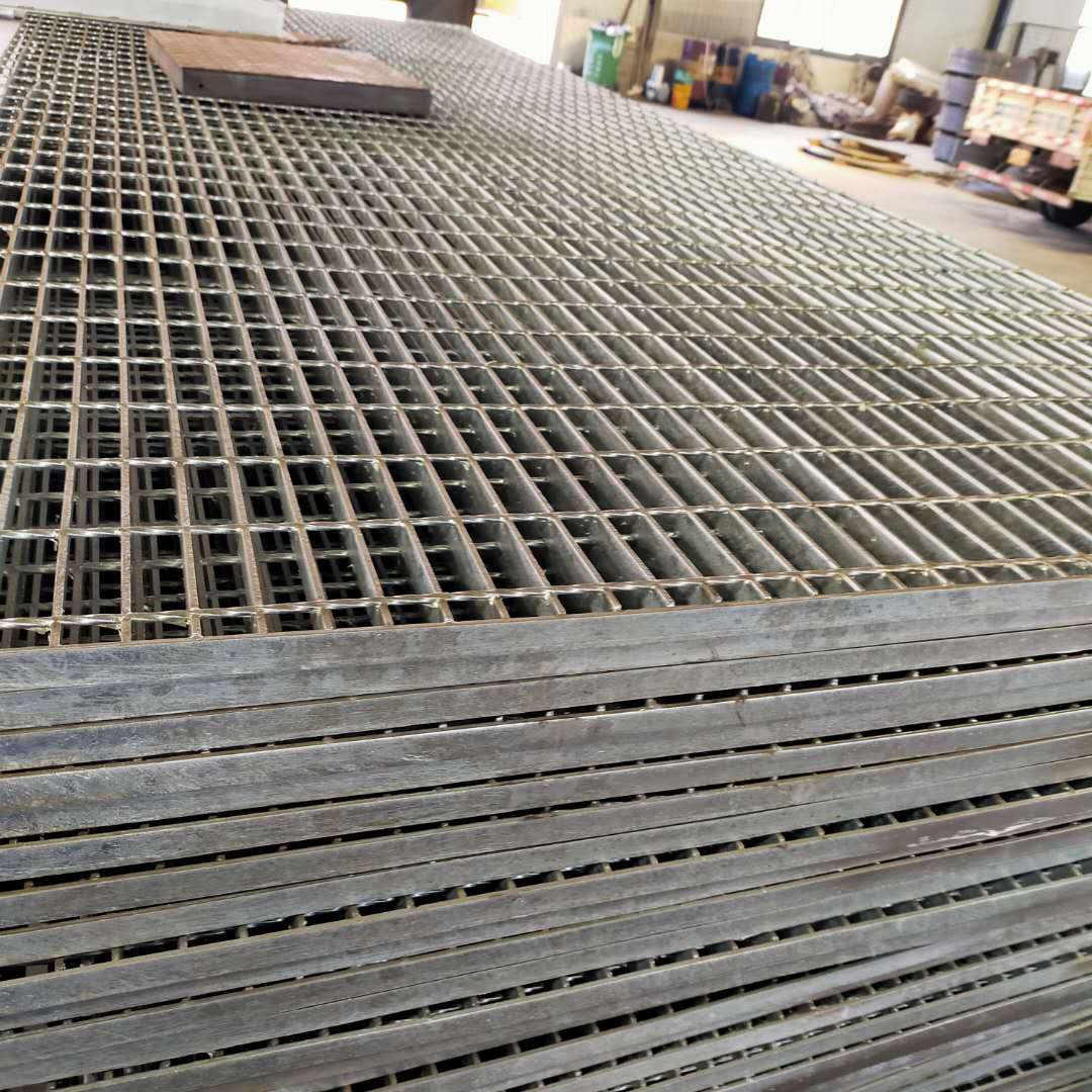 热镀锌钢格板 锯齿平台网格板 防滑篦子走道插接下水道盖板