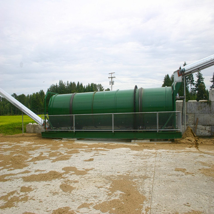 有机肥生产工艺流程及设备 连续型好氧堆肥反应