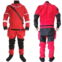 水域救援干式服 连体式防寒保暖防水防护服 耐磨耐穿消防救援服