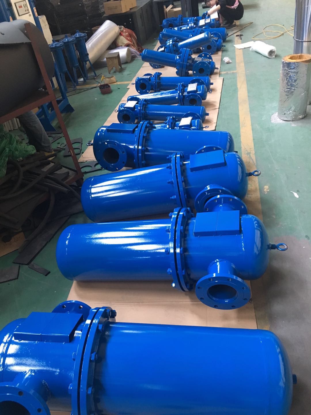 dn200法兰连接压缩空气除油除水过滤器 带压力证书压缩空气过滤器