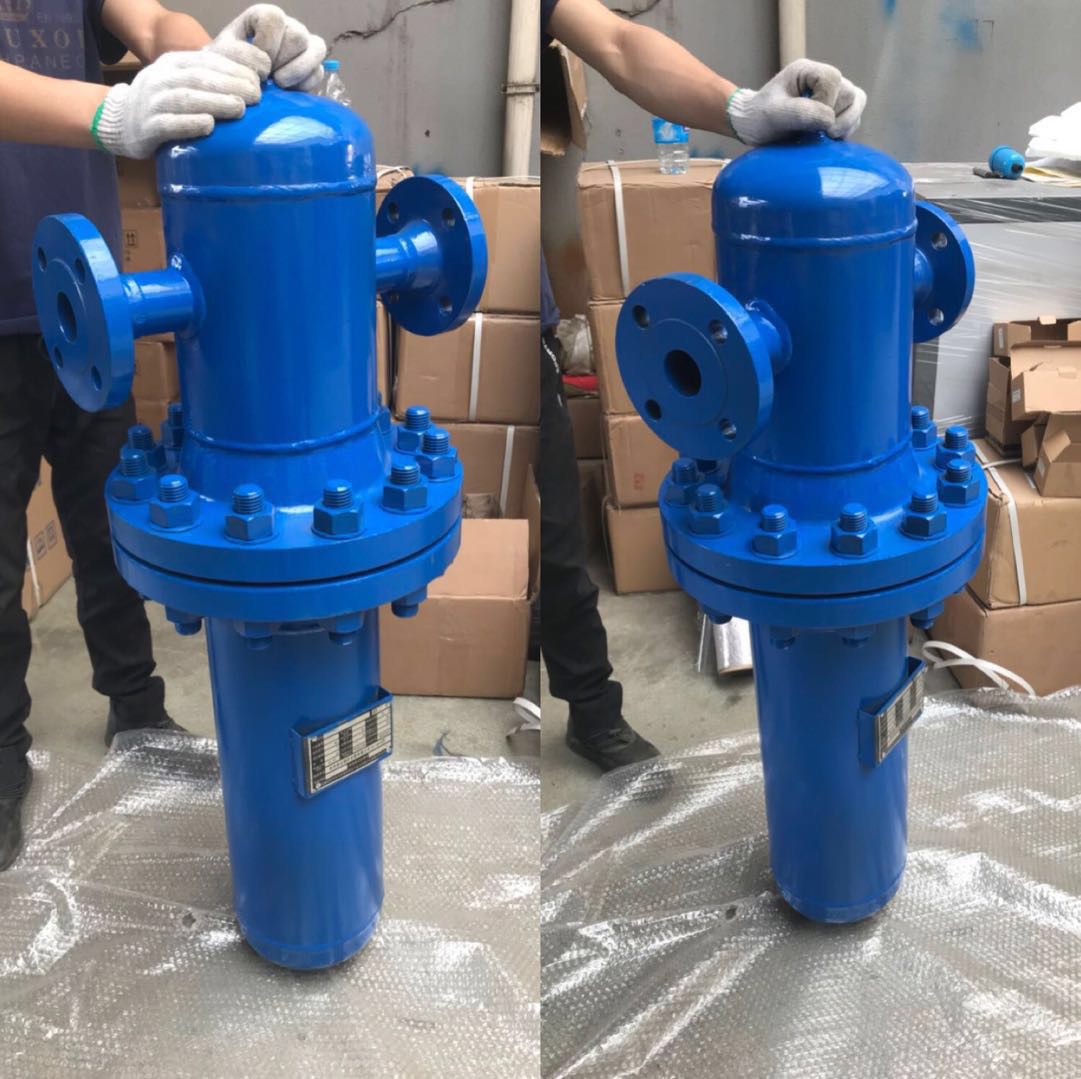 dn80dn100压缩空气法兰过滤器cta级压缩空气精密过滤器