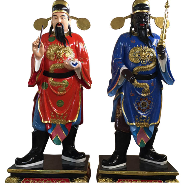 文武判官黑白无常牛头马面神像