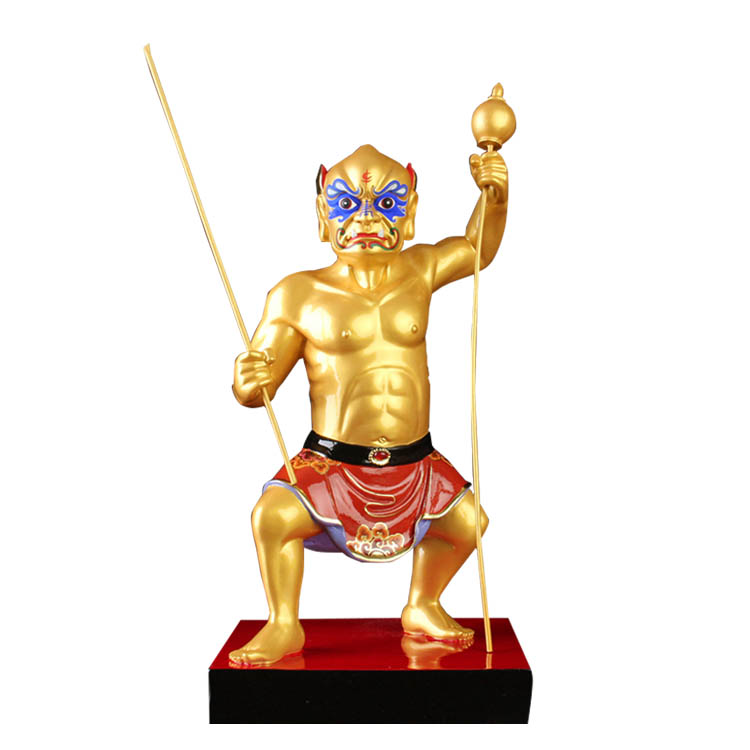 冥府判官小鬼雕塑神像河南判官小鬼木雕神像厂家