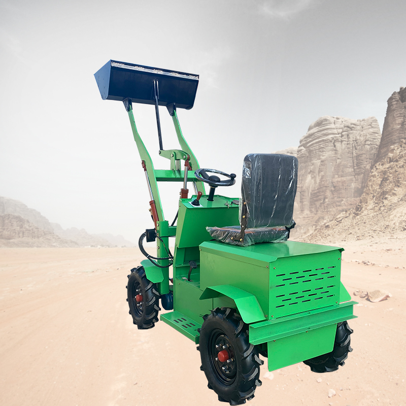 轮式小型装载机工程小铲车电动装载机四轮驱动电动推土铲车