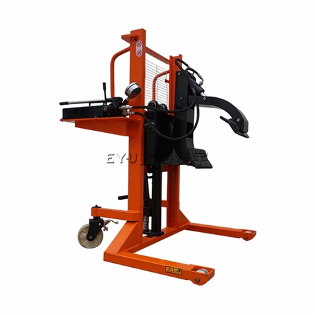 铁皮桶抱夹夹具 原纸抱夹叉车 200l钢桶电动液压夹抱车