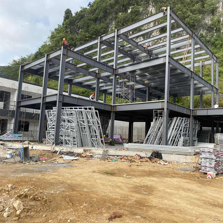 凤山轻钢工厂河池钢结构办公楼厂房建造30天快速完工