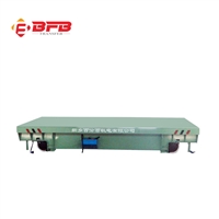 无锡重型平板车销售价格 kpt-10t拖电缆轨道电动平车 工业轨道车