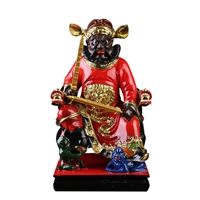 天师钟馗石雕神像厂家 手工雕刻天师钟馗神像