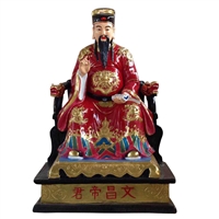 文曲星君石雕神像厂家 精品树脂雕塑文曲星君佛像