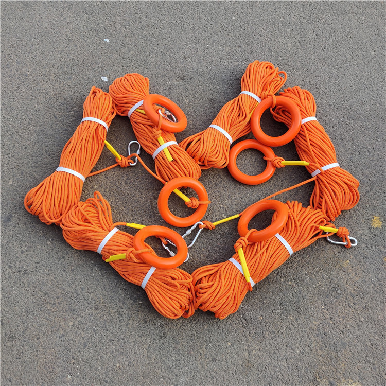 户外登山攀岩安全绳 救援绳索 水上漂浮救生绳漂浮反光绳