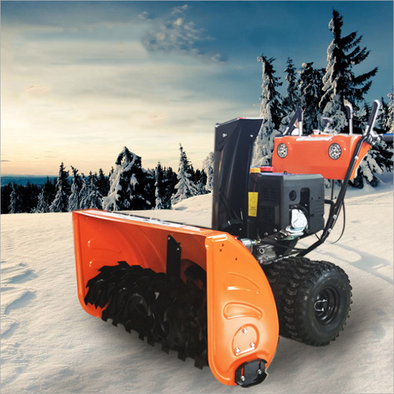 手推除雪机大功率抛雪机小型汽油扫雪机全液压式扫雪机