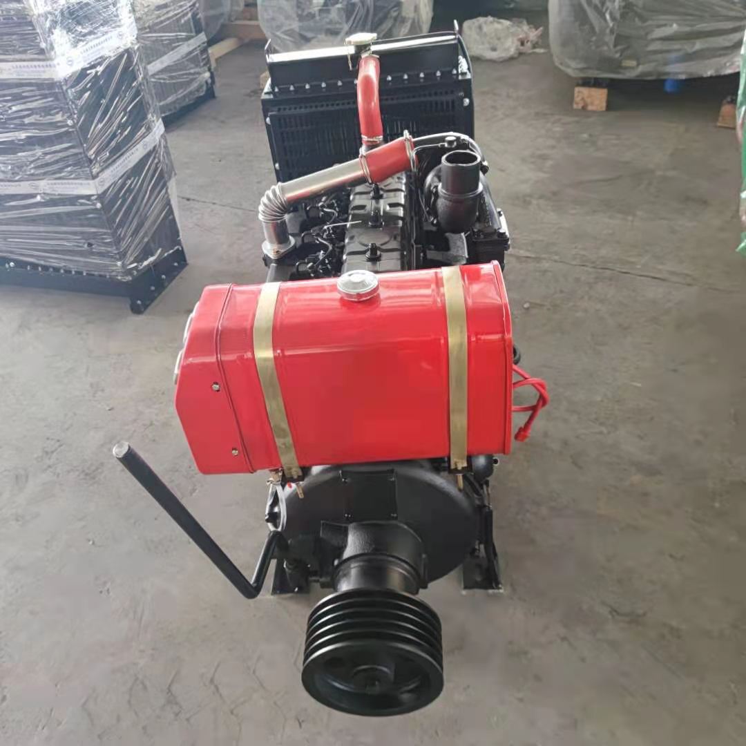 带离合器柴油机潍坊4102柴油机80马力抽炕灰风机秸秆粉碎机