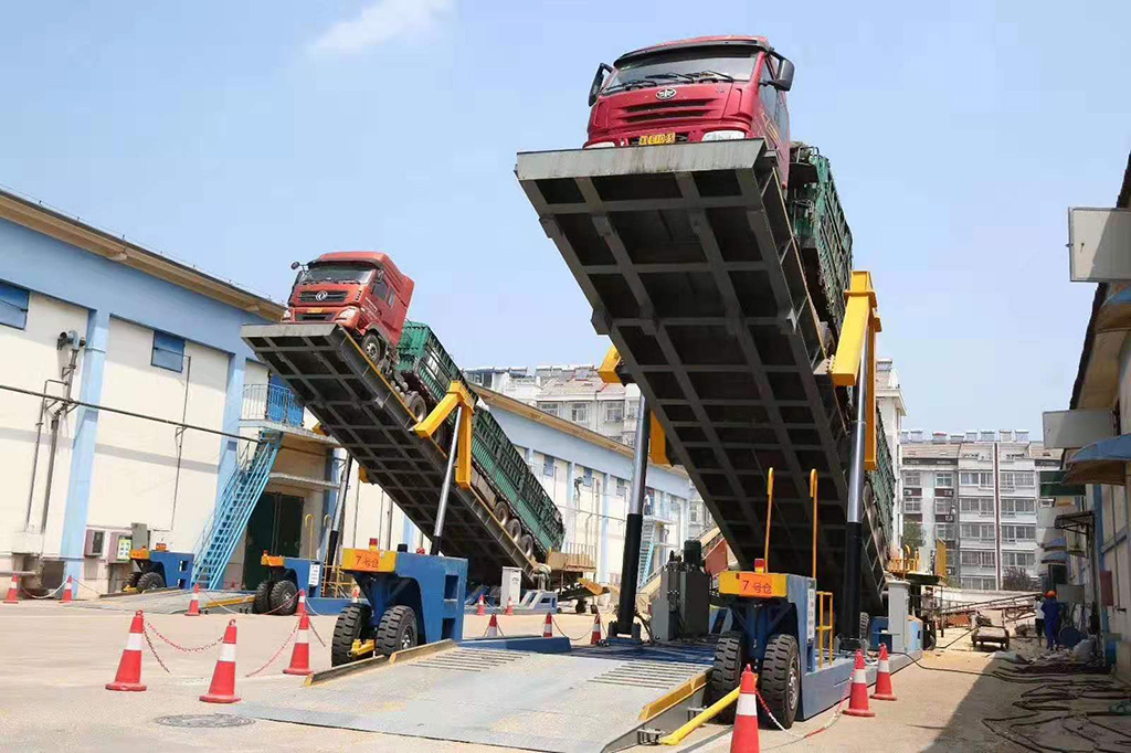 大货车液压卸车平台