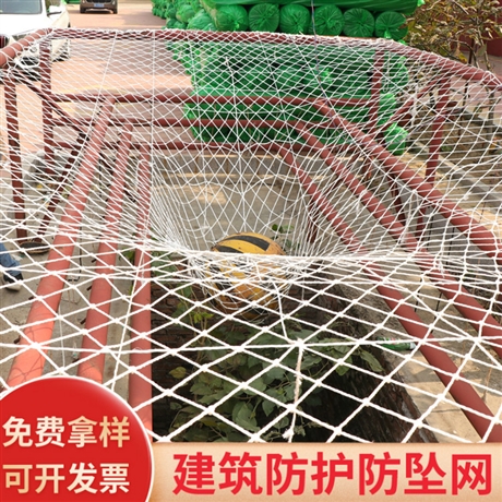 高空作业安全平网大眼白色安全网建筑工地防坠网围网安全平网