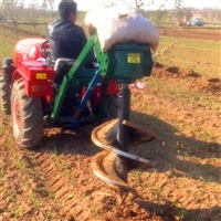 全新拖拉机植树挖坑机 螺旋开坑机 加厚钢板挖坑机 电线柱子钻眼机