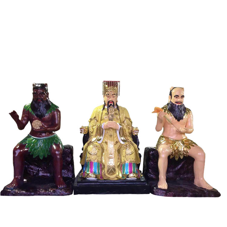 三皇爷连山氏列山氏雕像厂家定制三皇祖师爷神像