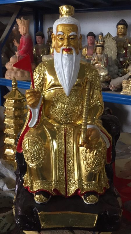 姜太公姜子牙神像树脂塑像