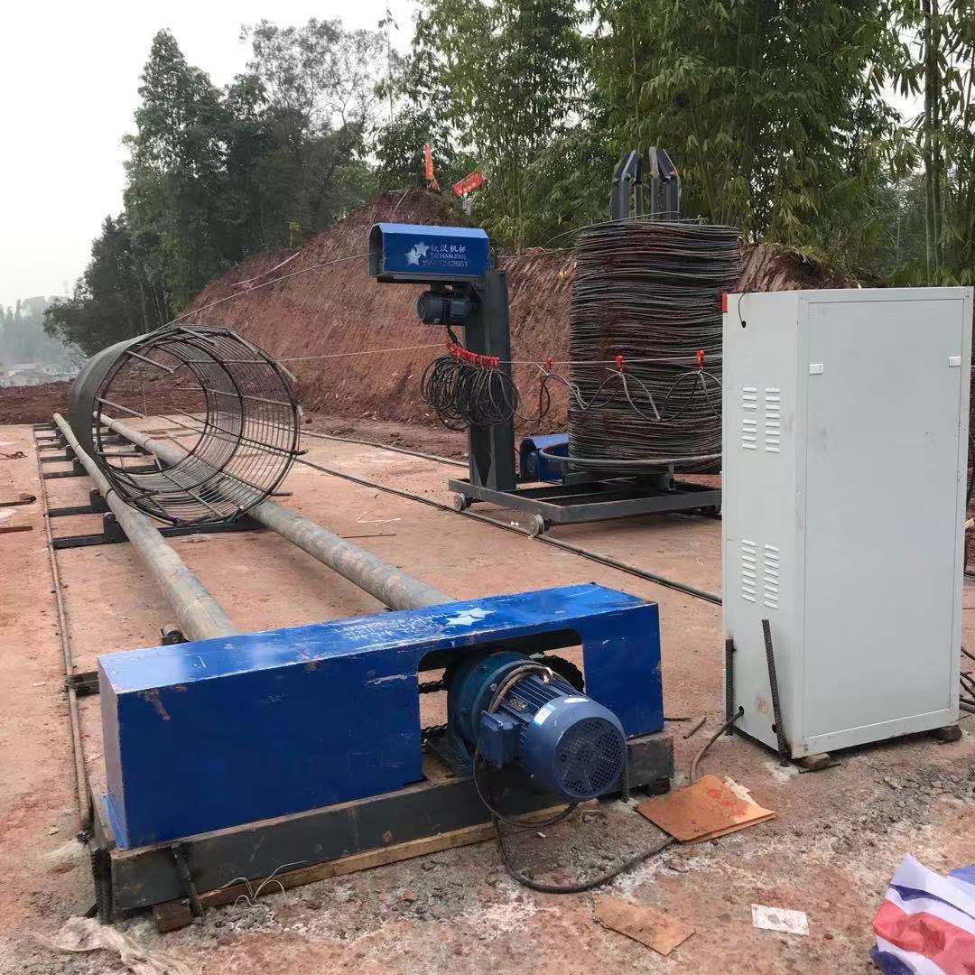 钢筋笼绕筋机钢筋笼成型机钢筋滚笼机型号厂家供应山东铁汉