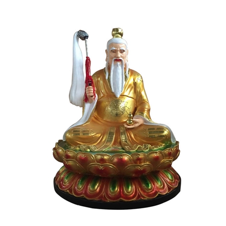 姜子牙简介姜尚姜太公树脂神像定制彩绘贴金神像价格