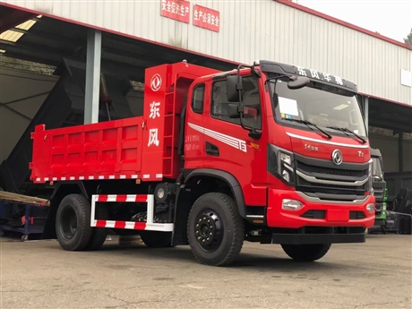 国六东风华神特商单桥平板自卸车