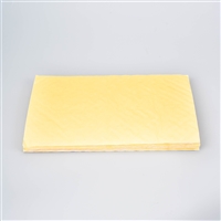 3层黄色巧克力缓冲食品纸垫