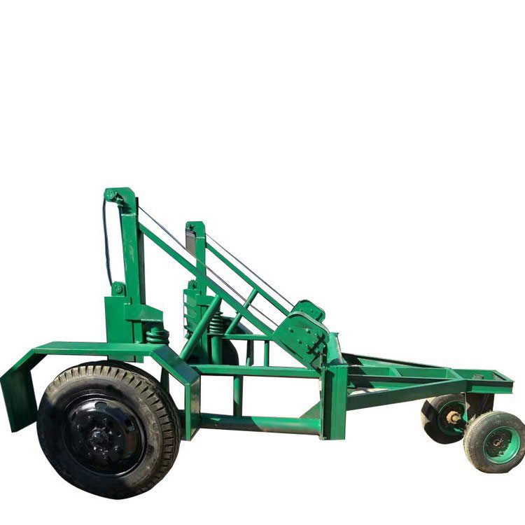 10吨电缆拖车 15吨液压电缆放线车 电缆线盘运输拖车 电缆牵引车