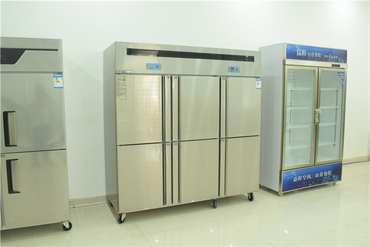 立式六门单温冰柜厨房立式6门不锈钢单双温冰柜