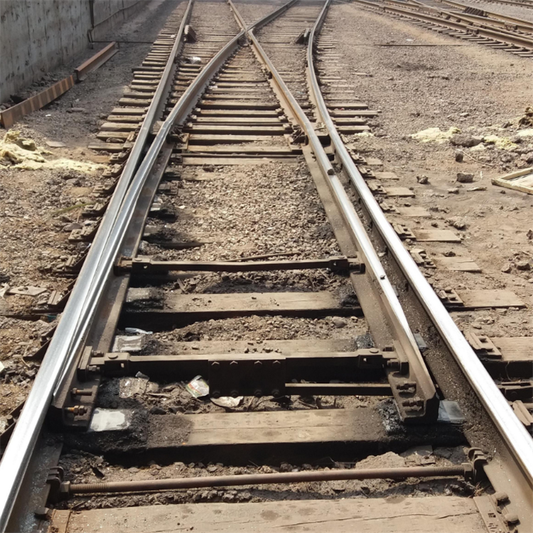 单开道岔厂家定制 矿用轨道运输道岔 道岔规格齐全批发