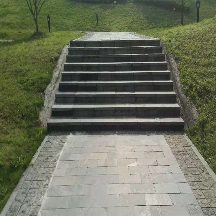 青石台阶石 防滑耐磨石材