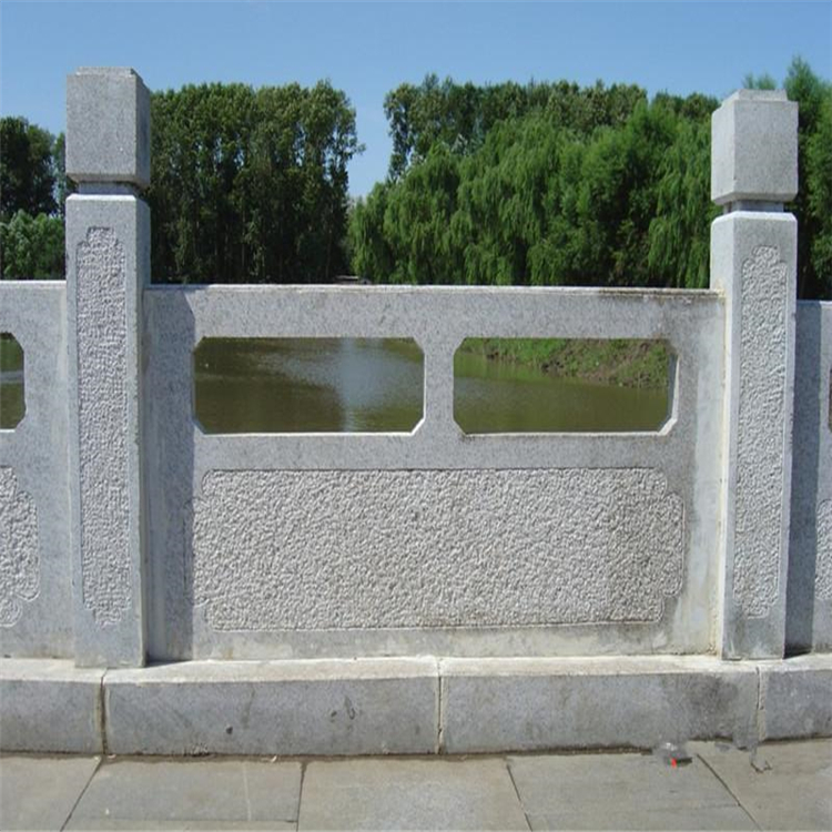 石栏板 浮雕石栏杆