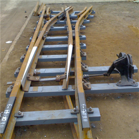 铁路轨道道岔源头直销 工厂定制矿用道岔 单开轨道道岔dk630