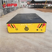 设计自由转弯 蓄电池电动平板车 BWP-25T胶轮无轨电动平车厂家