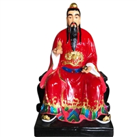 药圣张仲景石雕神像 河南大型雕刻药王神像厂家