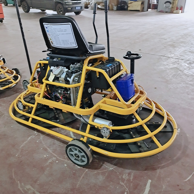 本田收光抹平机 双磨盘地面抹光机 一米座驾式抹光机