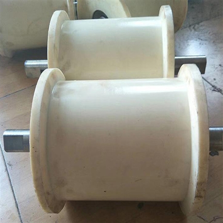 华冶 防火阻燃号尼龙地滚厂家 煤矿用聚氨酯地辊尺寸定做