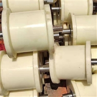 华冶 矿用耐磨尼龙地滚厂家批发 聚氨酯地辊阻燃抗静电