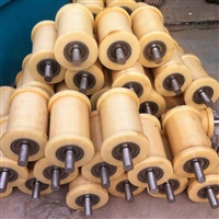 华冶 尼龙地辊耐磨厂家 银川煤矿用聚氨酯地滚轮防火阻燃